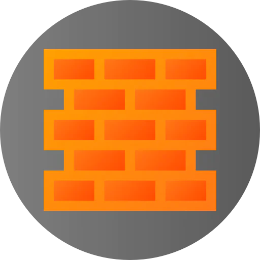 Brick wall icon