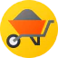 Wheelbarrow icon 64x64