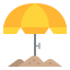 Beach umbrella іконка 64x64