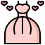 Wedding dress icon 64x64