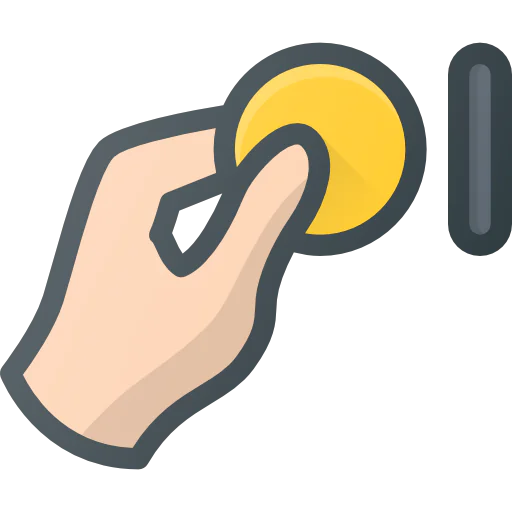 Insert coin icon
