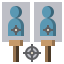 Shooting range Symbol 64x64