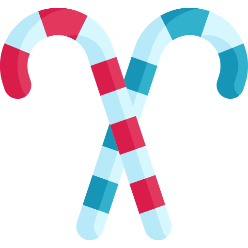 Candy cane icon