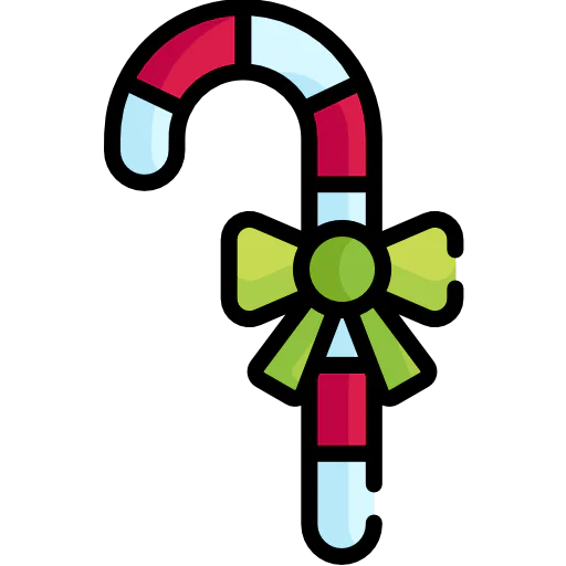 Candy cane icon