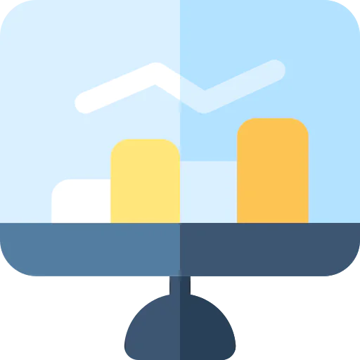 Bar graph icon