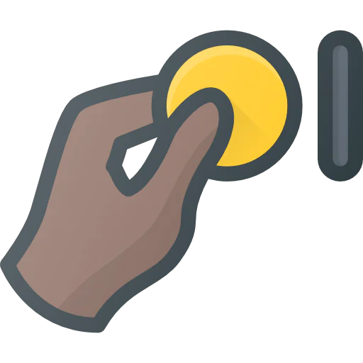 Insert coin icon