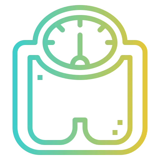 Weight scale icon