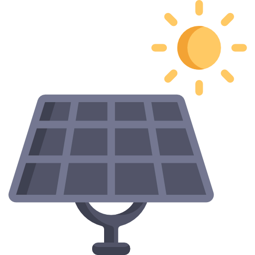Solar panel icon