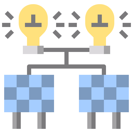 Solar panel icon