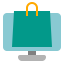 Online shopping icon 64x64