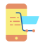 Shopping cart icon 64x64