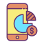 Pie chart icon 64x64
