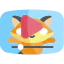 Video player biểu tượng 64x64