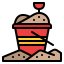 Sand bucket icon 64x64