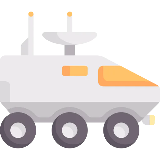 Mars rover icon