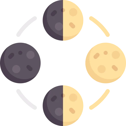 Moon phase icon