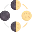 Moon phase icon 64x64
