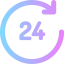 24 hours icon 64x64