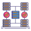 Cluster computing icon 64x64