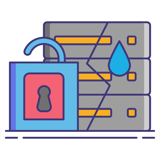 Data leak icon