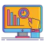 Data analytics icon 64x64