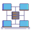 Grid computing icon 64x64