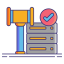 Juridical data compliance icon 64x64