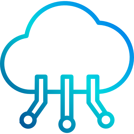 Cloud network icon