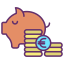 Piggy bank icon 64x64
