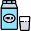 Milk bottle icon 64x64