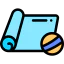 Yoga mat icon 64x64
