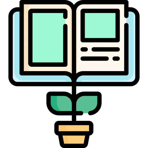 Growing knowledge ícone