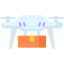Drone delivery アイコン 64x64