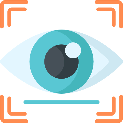 Eye scanner icon