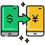 Currency exchange icon 64x64