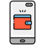Digital wallet icon 64x64