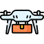Drone delivery アイコン 64x64