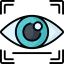 Eye scanner icon 64x64