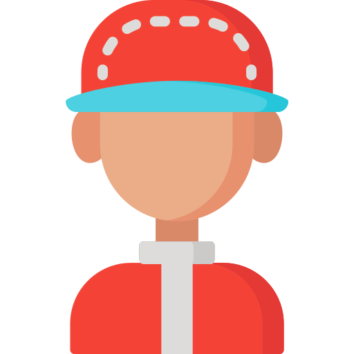 Baseball player icon