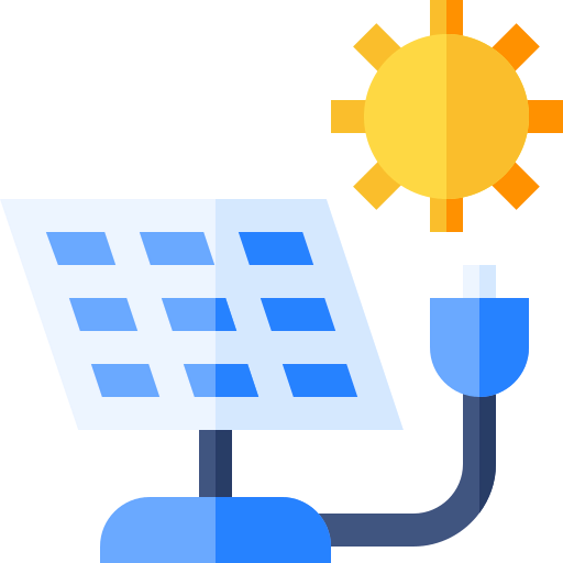 Solar panel icon