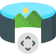 360 degrees アイコン 64x64