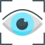 Eye scan icon 64x64