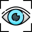 Eye scan icon 64x64