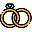 Wedding rings icon 64x64