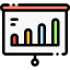 Bar chart icon 64x64