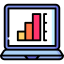 Bar graph icon 64x64
