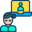 Videoconference icon 64x64
