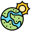 Global warming icon 64x64