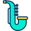 Saxophone Symbol 64x64