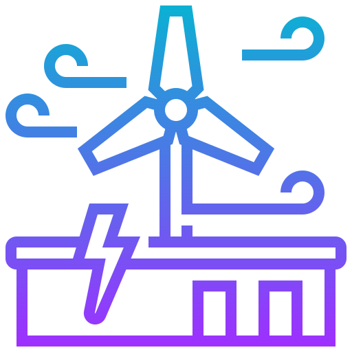 Wind power icon